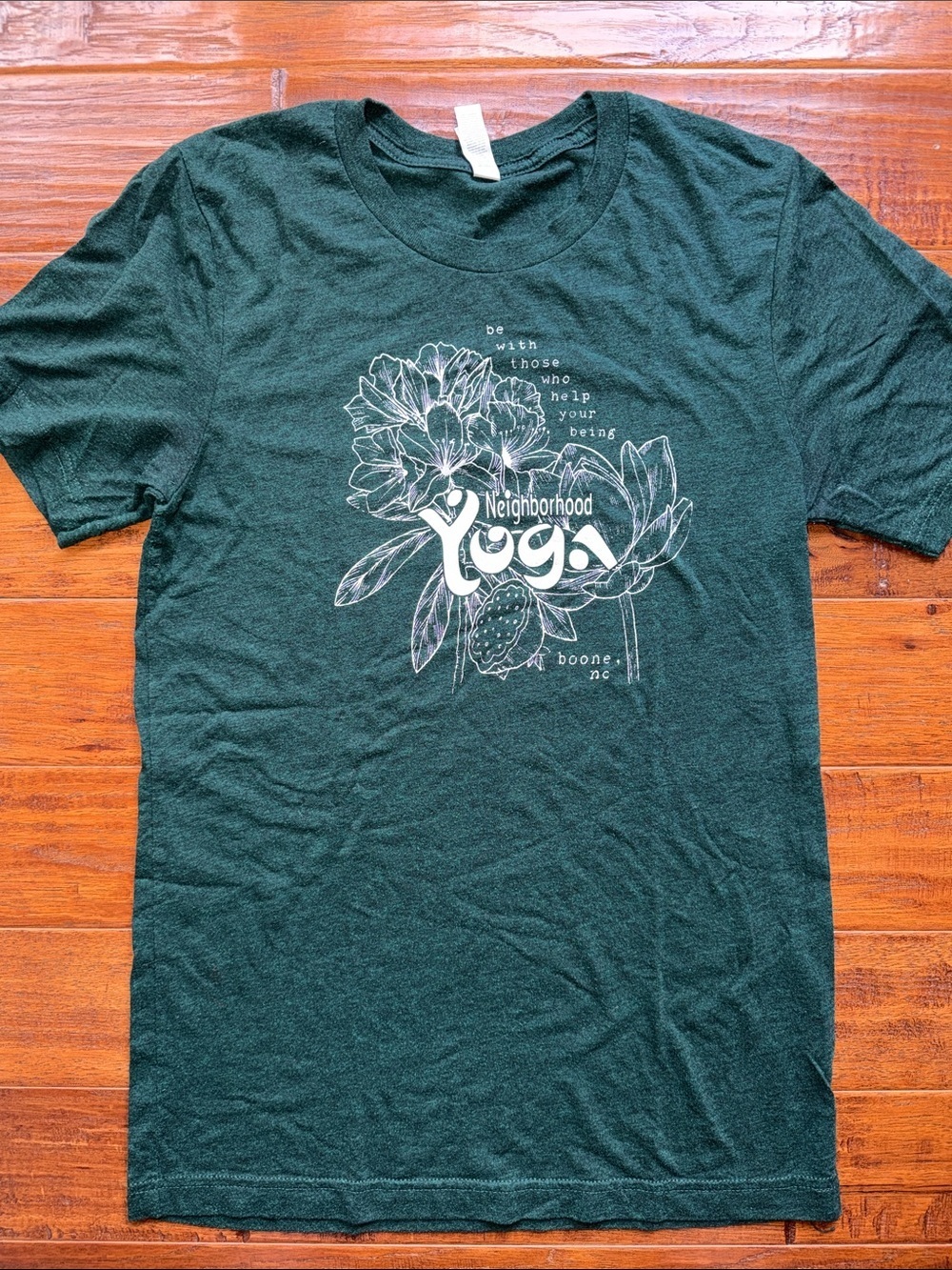 Bella Canvas Yoga Graphic short sleeve Tee Boone NC, small